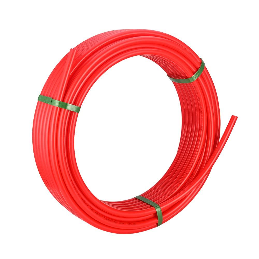 EFIELD 1/2-inch 2 x100 ft Pex-A Tubing/Pipe （All in One） Red & Blue 200 ft， 30 PCS 1/2