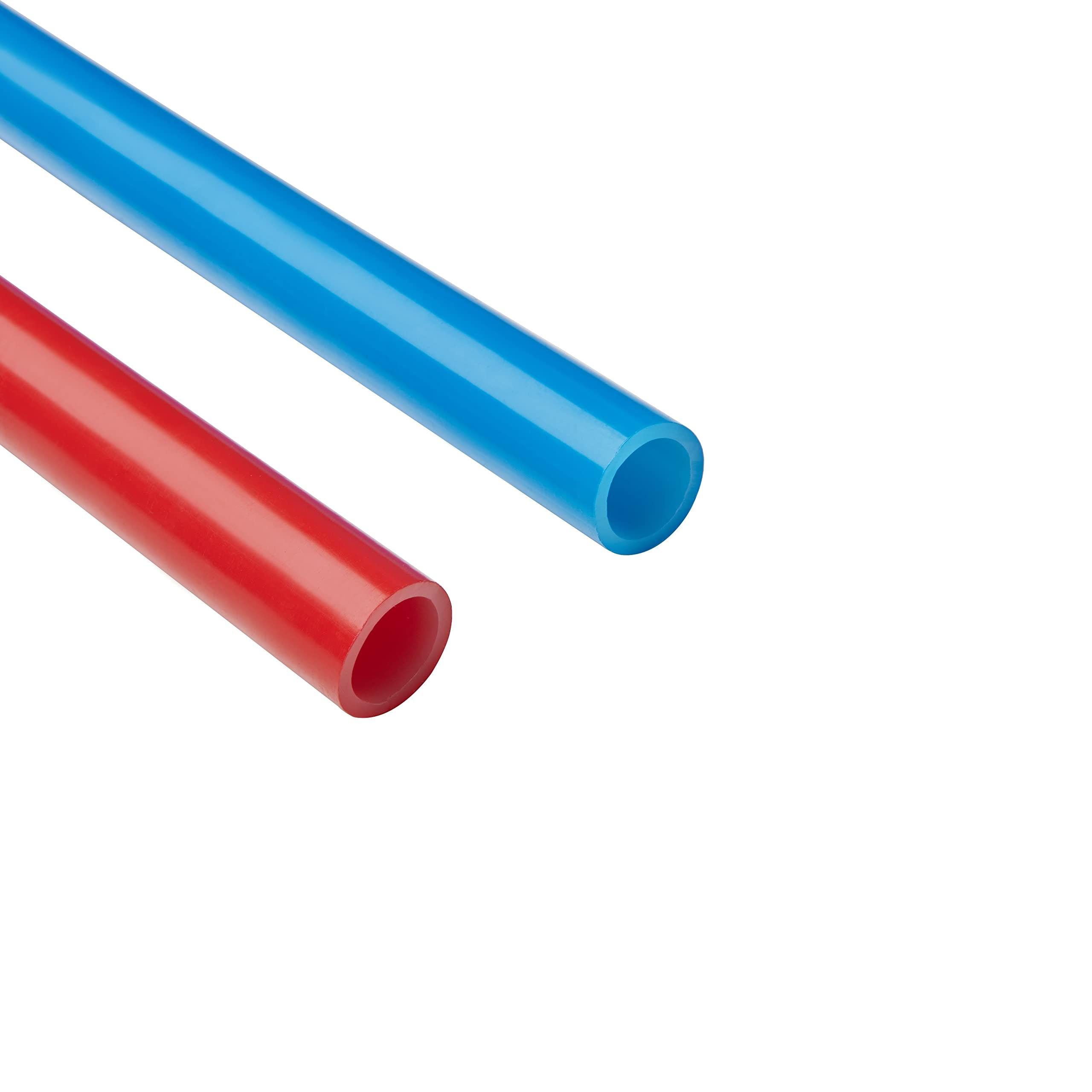 EFIELD 1/2-inch 2 x100 ft Pex-A Tubing/Pipe （All in One） Red & Blue 200 ft， 30 PCS 1/2