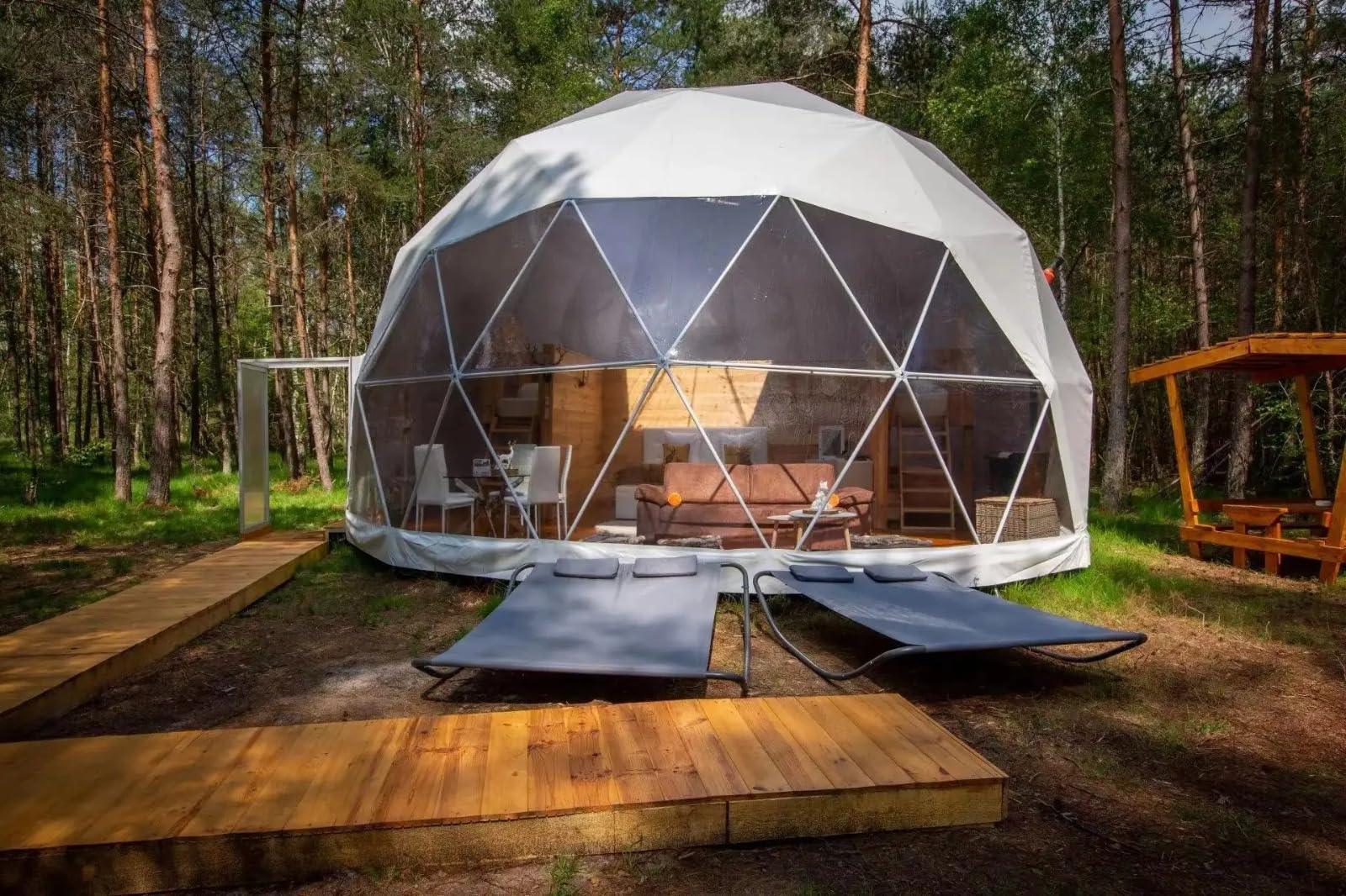 Geodesic Dome Tent for Outdoor Adventures | Instant Camping Tent | Available in 2-8 Person Sizes | Camping Tent with Instant Setup - Person Weatherproof Tent.