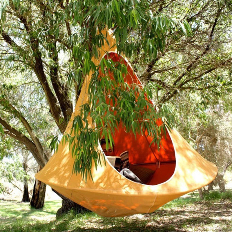 Outdoor travel camping hanging tree hammock indoor children's play swing hanging chair waterproof tent durable hanging tent.