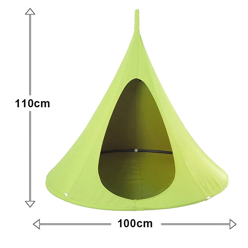 Outdoor travel camping hanging tree hammock indoor children's play swing hanging chair waterproof tent durable hanging tent