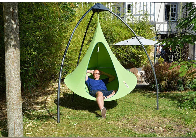 Outdoor travel camping hanging tree hammock indoor children's play swing hanging chair waterproof tent durable hanging tent.