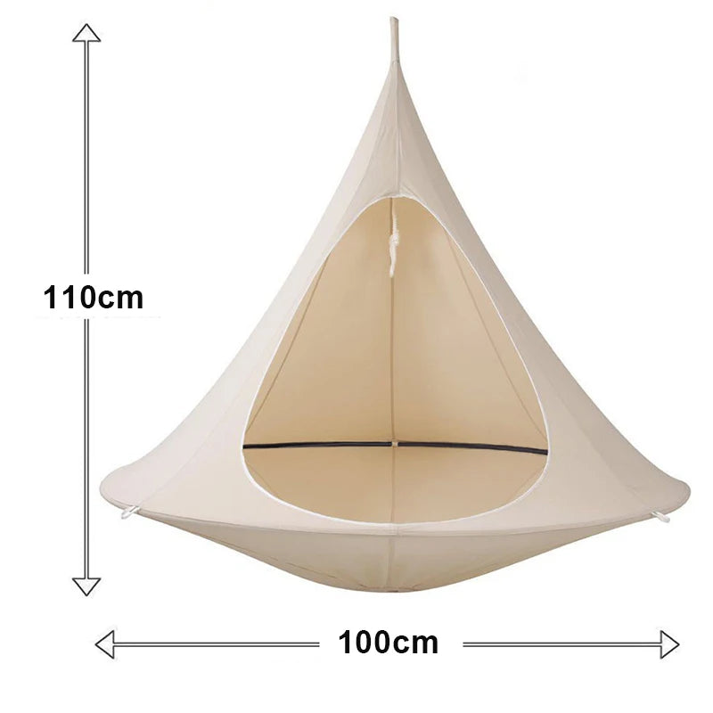 Outdoor travel camping hanging tree hammock indoor children's play swing hanging chair waterproof tent durable hanging tent