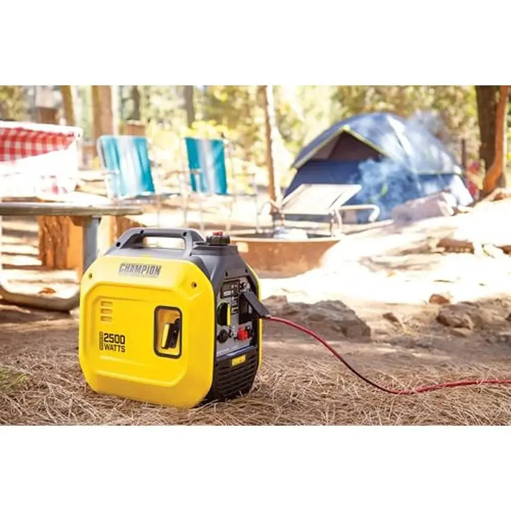 Portable Inverter Generator 2500W Quiet Operation CO Shield Camping Power Parallel Ready Clean Electricity High Efficiency.