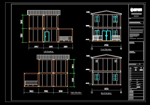 Two storey Flat Pack Container Office Luxury Mobile Home For Sale Container House  Prefabricated Modular House.